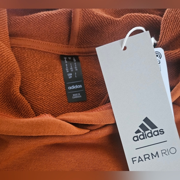 Adidas X Farm Rio  Patterned Hoodie - Picture 6 of 8